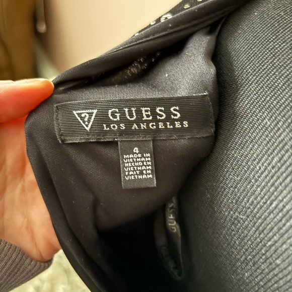 Guess Sequin Long Sleeve Dress - Picture 3 of 4